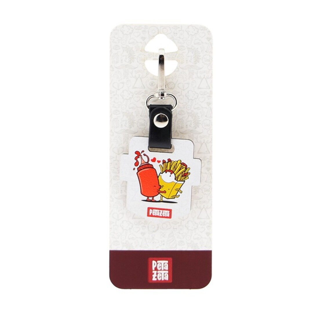 LLAVERO / KEYCHAIN - KETCHUP LOVE FRIES