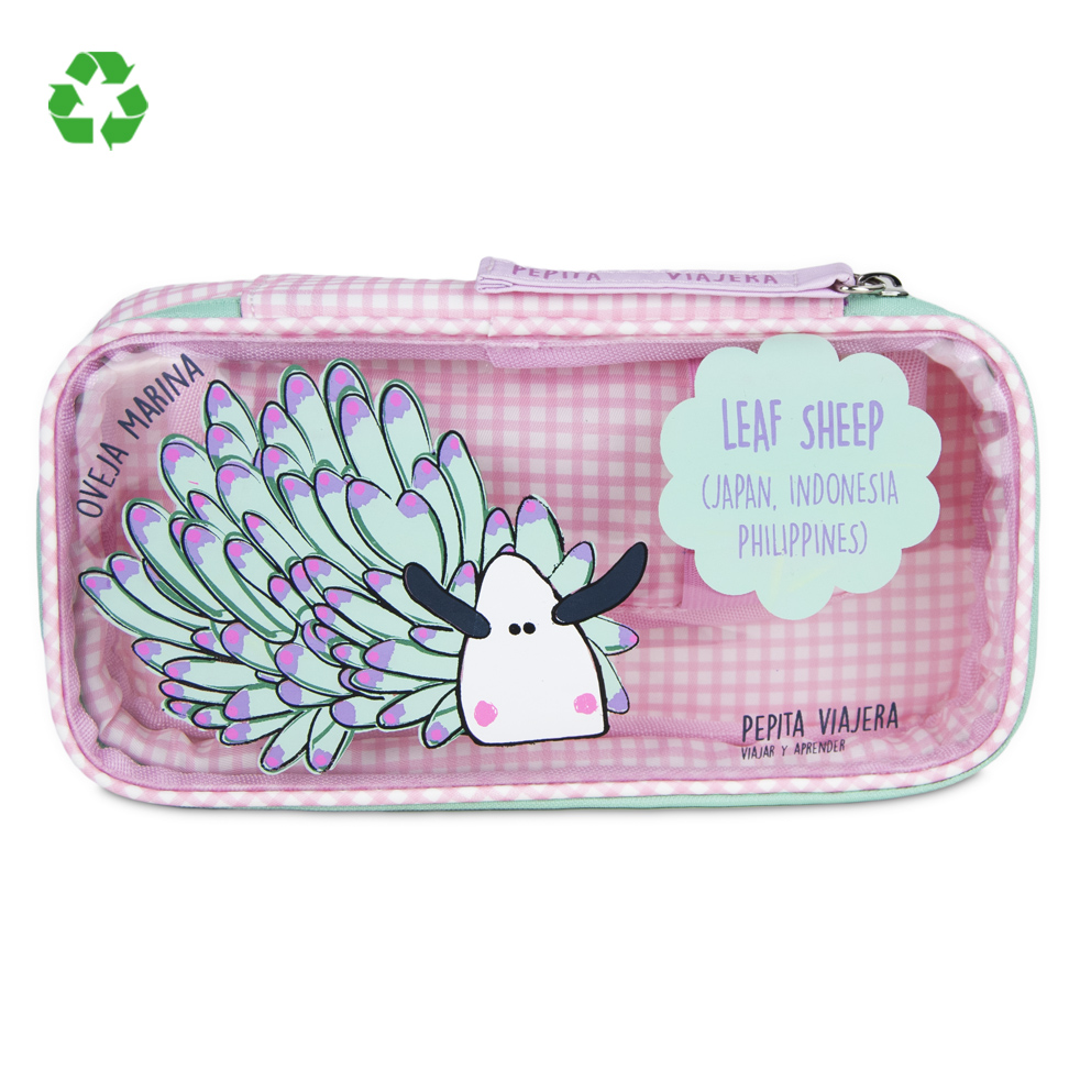 BOLSA INFANTIL DE ASEO OVEJA MARINA PEPITA VIAJERA