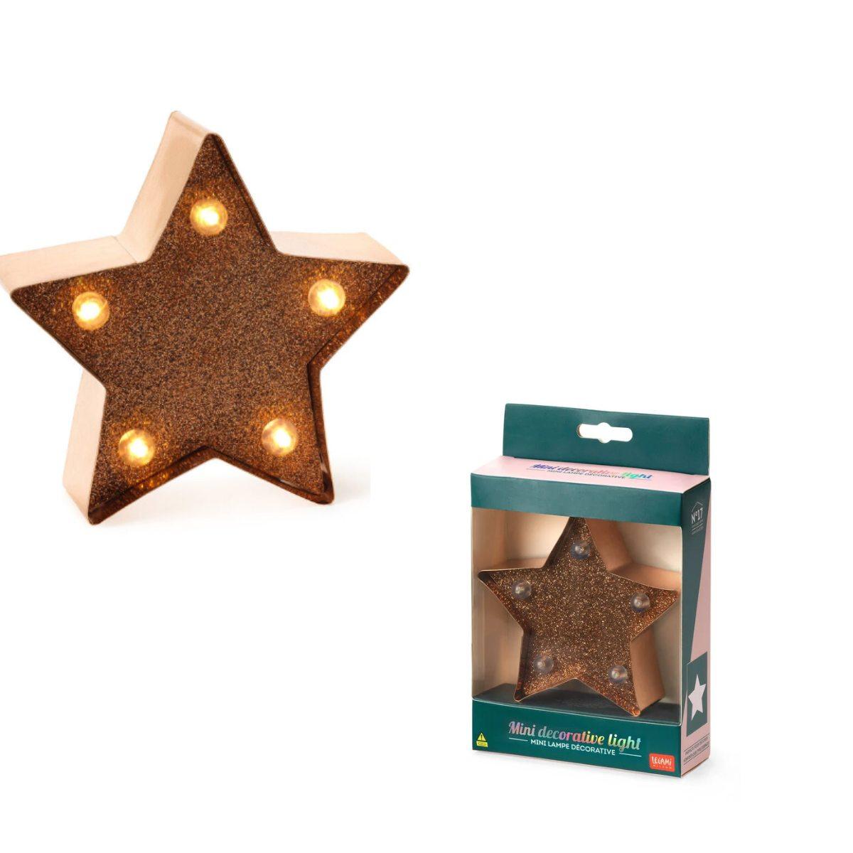 MINI LAMPARA DECORATIVA ESTRELLA NAVIDAD LEGAMI