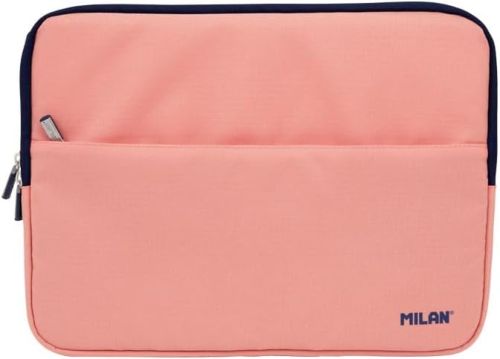 FUNDA MILAN PARA PC SEMIRRIGIDA SERIE 1918 ROSA, MEDIDAS: 34,5 x 25 cm (14 pulgadas).
