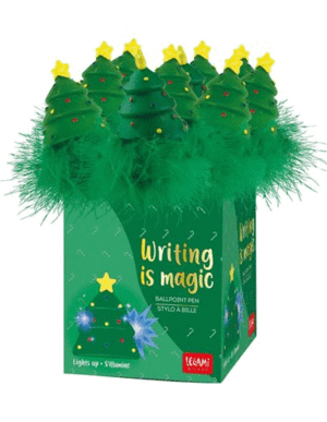 BOLIGRAFO CON LUZ ARBOL DE NAVIDAD LEGAMI