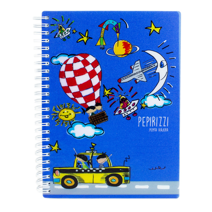 LIBRETAS A5 TRANSPARENTE PEPIRIZZI PEPITA VIAJERA